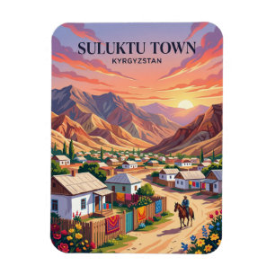 Suluktu Town Kyrgyzstan Magnet