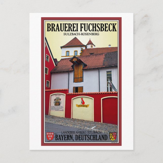 Sulzbach-Rosenberg - Brauerei Fuchsbeck Postcard (Front)