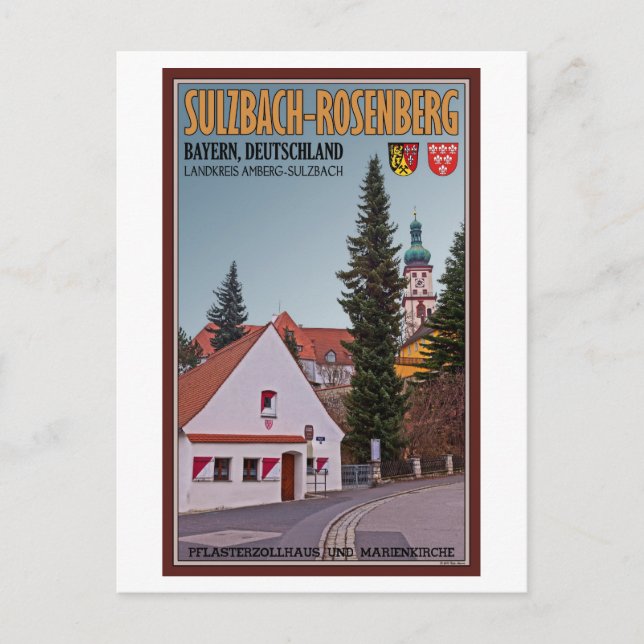 Sulzbach-Rosenberg - Toll House Postcard (Front)