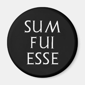 sum fui esse Latein latin Magnet