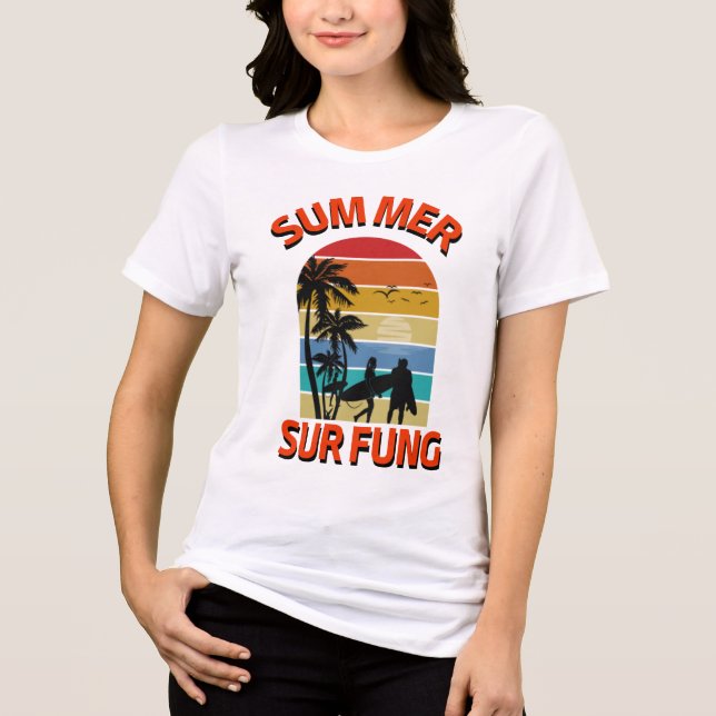 SUM MER Tri-Blend SHIRT (Front)