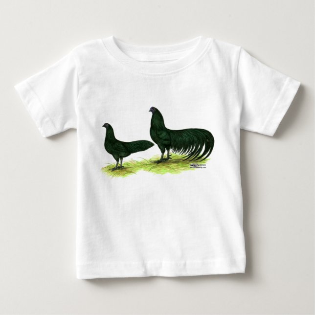 Sumatra Black Chickens Baby T-Shirt (Front)