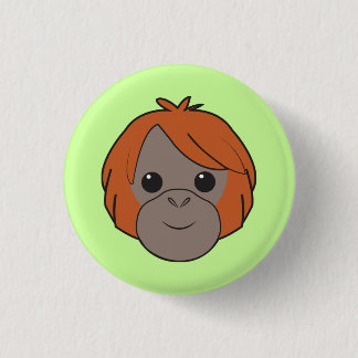 Sumatran Orangutan Button