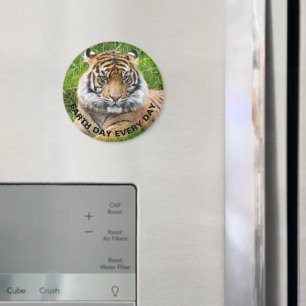 Sumatran Tiger Photo Earth Day Magnet