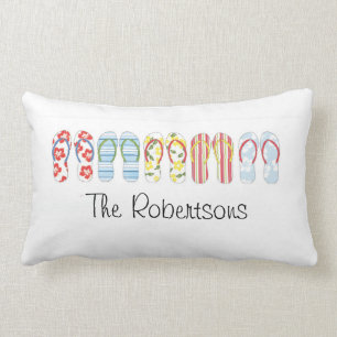 Sumer flip flops pillow