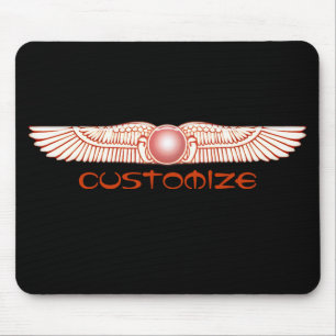 Sumerian Anunnaki Winged Sun Disc Mouse Mat