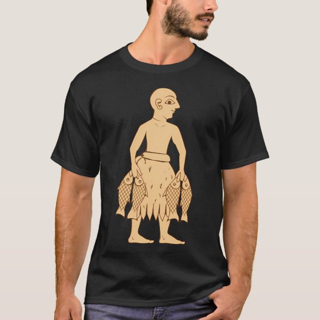 Sumerian Fish man T-Shirt (Front)