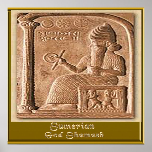 Sumerian God Samash Poster (Front)