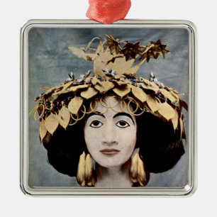 Sumerian headdress worn by Queen Shub-ad Metal Tree Decoration