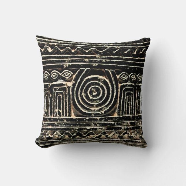 Sumerian Mesopotamian Pattern  Cushion (Front)