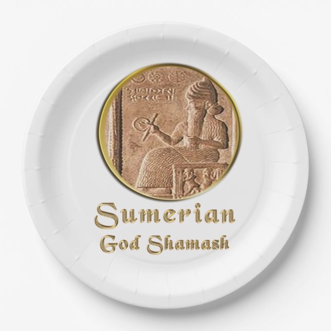 Sumerian Paper Plate (Front)
