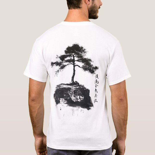 Sumi-e Bonsai T-Shirt (Back)