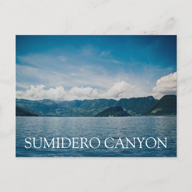 Sumidero Canyon Panoramic Postcard (Front)