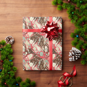 Suminagashi Paper Classic Pattern Pink