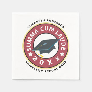 Summa Cum Laude Graduation Napkin