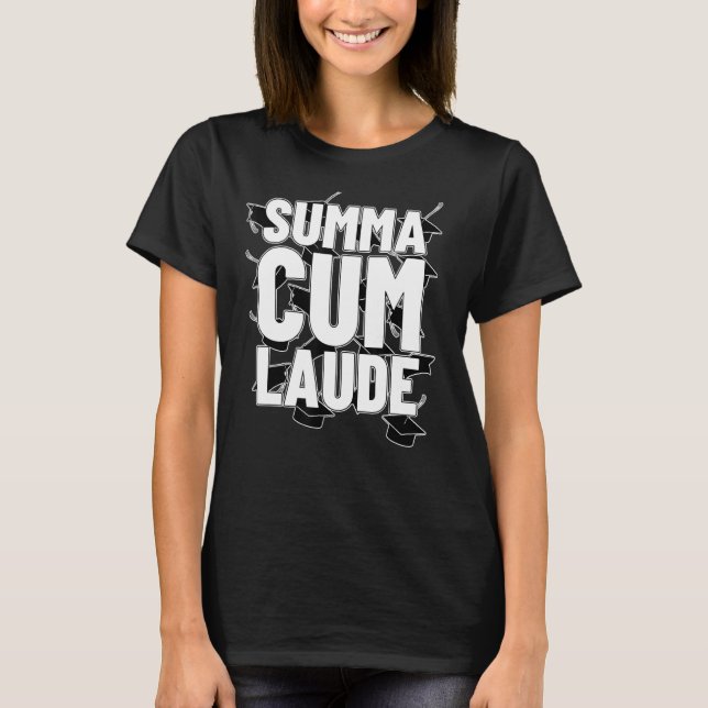 Summa cum laude promotion T-Shirt (Front)