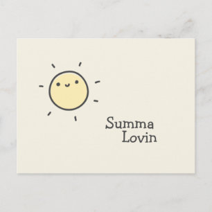 Summa Lovin - Cute Sun Postcard