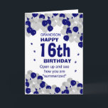 summarised grandson birthday card<br><div class="desc">grandson greeting cards,  grandson cards,  funny greeting card</div>