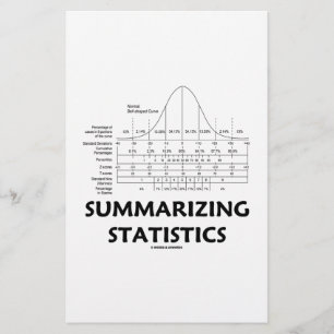 Summarising Statistics (Bell Curve Distribution)