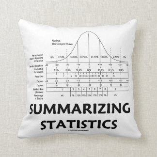 Summarising Statistics (Bell Curve Distribution) Cushion