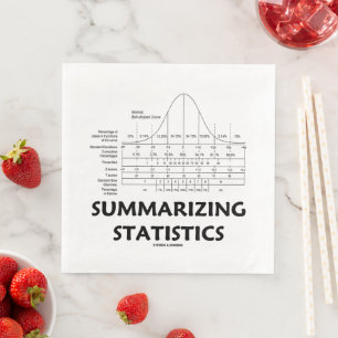 Summarising Statistics Normal Distribution Curve Napkin