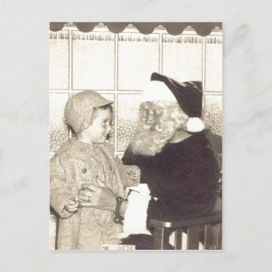 Summary Department Store Santa circa 1956. A.Chris Holiday Postcard