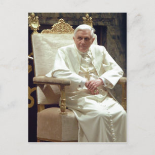 Summary Description Pope Benedictus XVI - modified Postcard