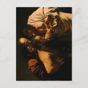 Summary Espa?ol: La incredulidad de Santo Tom?s Th Postcard