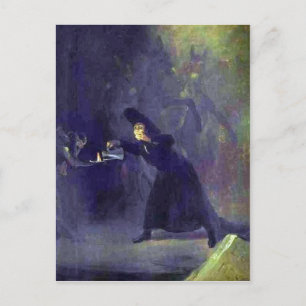 Summary Francisco de Goya: The Bewitched Man (c. 1 Postcard