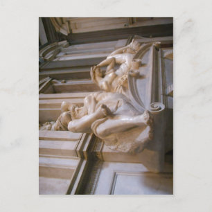 Summary Michelangelo 's Sagrestia Nuova in the Cap Postcard