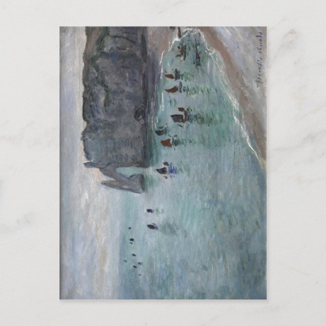 Summary Monet, Claude ?tretat, la porte d'Aval: ba Postcard (Front)