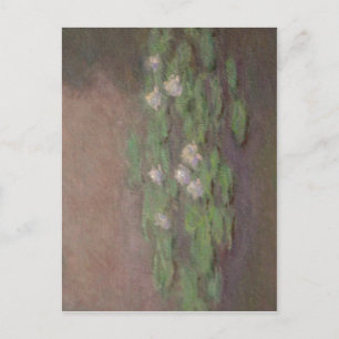 Summary Monet, closeup of Water lily pond, one of  Postcard