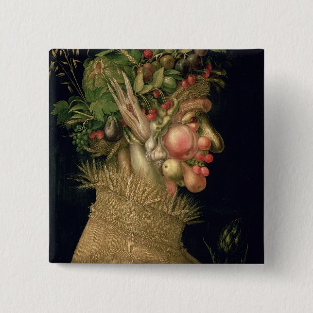 Summer, 1563, 15 cm square badge (Front)
