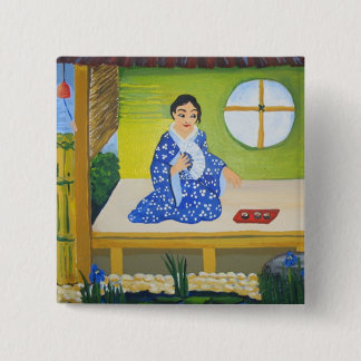 Summer 15 Cm Square Badge