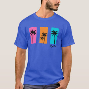 Summer 1980s Palm Tree Vintage Vibes T-Shirt
