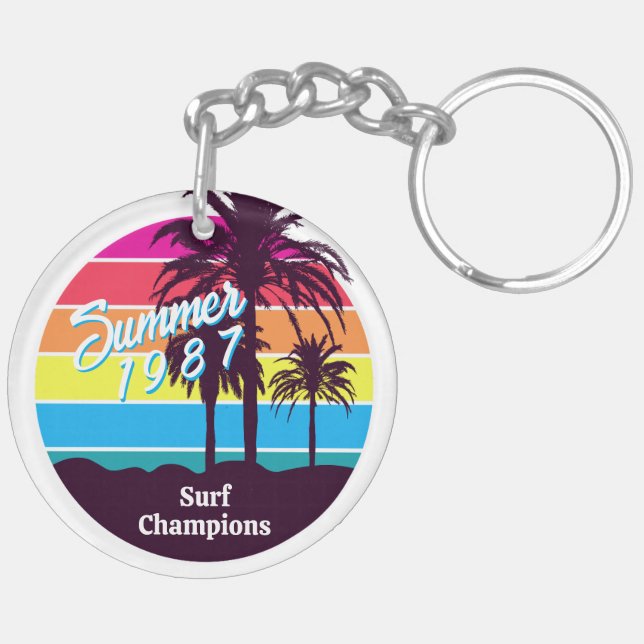 Summer 1987 Surf Champions Key Ring (Back Right)