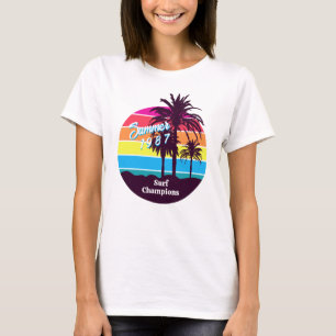 Summer 1987 Surf Champions Vintage Style T-Shirt