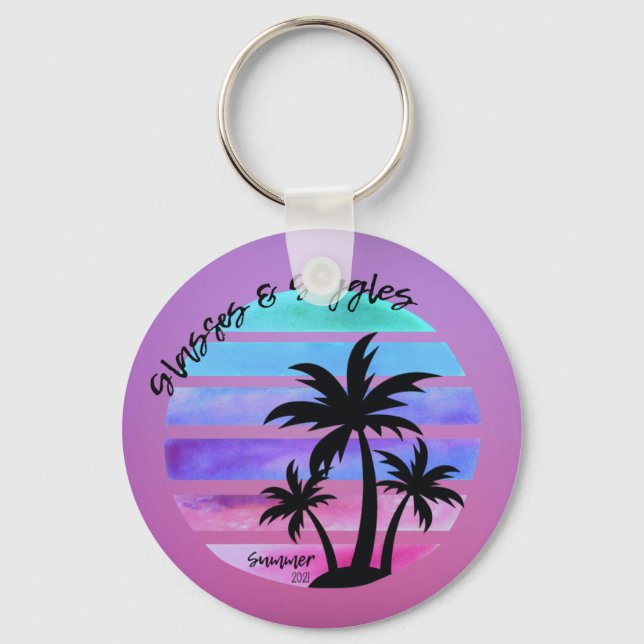 Summer 2021 Island Keychain (Front)