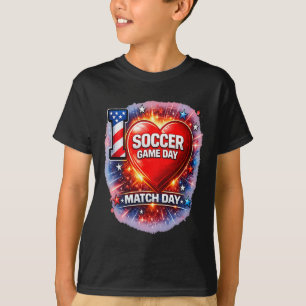 Summer 2026 Soccer Match Day Game Day I Love Socce T-Shirt