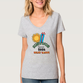 Summer 26 Heat Wave Women's Basic V-Neck T-Shirt