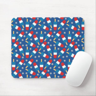 Summer 4th of July Patriotic Popsicles Mouse Mat