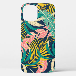 Summer abstract seamless pattern with colourful tr iPhone 12 case