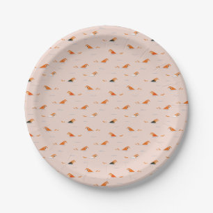 Summer Abstract Swimming Lanes Pool  Paper Plate