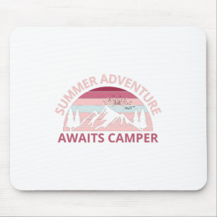 Summer Adventure Awaits Camper-Adventure-Camper Mouse Mat