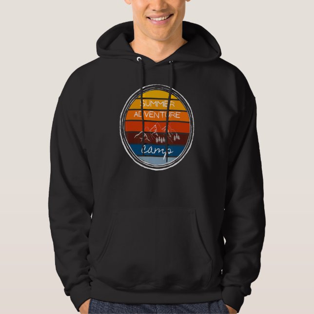 Summer Adventure Awaits Camper Hoodie (Front)