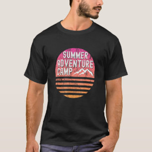 Summer Adventure Awaits Camper Sunset Summer 2022 T-Shirt