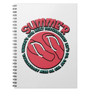 Summer Adventure   Flip-Flops & Travel-Inspired Notebook