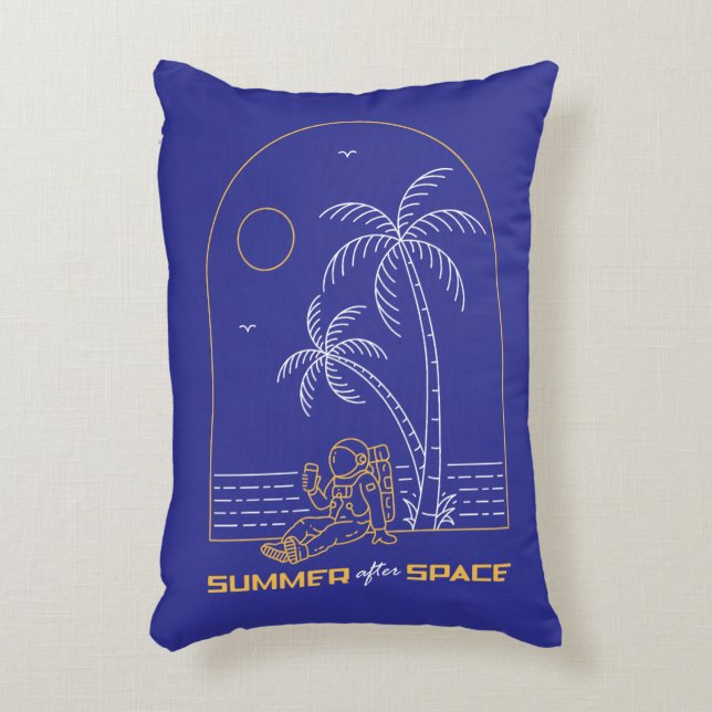 Summer After Space Decorative Cushion (Front(Vertical))