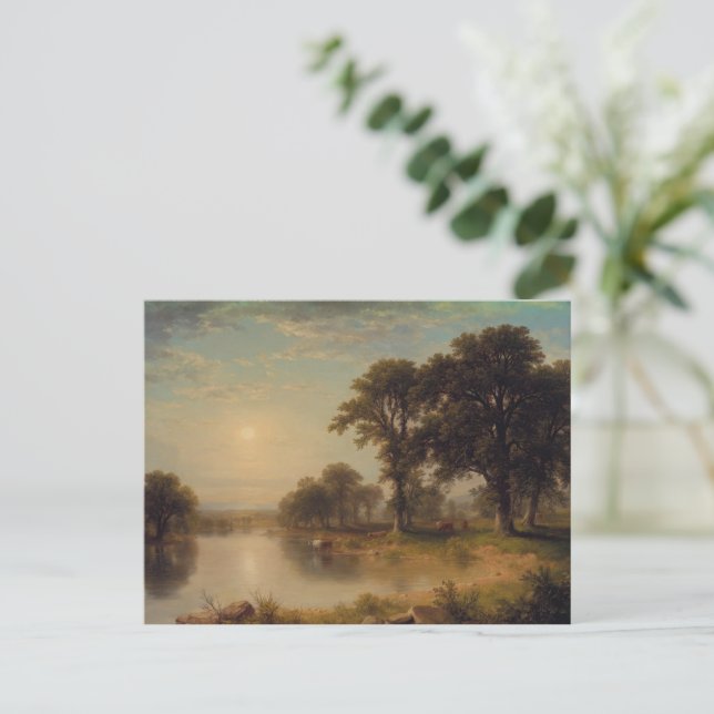Summer Afternoon (1865) - Asher Brown Durand  Postcard (Standing Front)