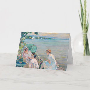 Summer Afternoon at the Lake   Edward Cucuel Card
